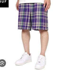  HUF Cortland Flannel Easy Short Size Medium